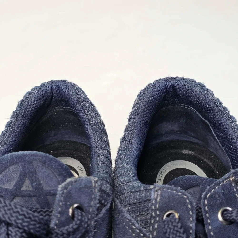 Allrounder by Mephisto Madrigal Women's Sneakers Size 8.5 Navy Suede Shoes